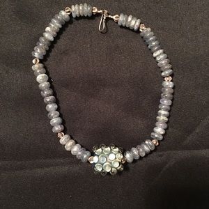 Chalcedony Gemstone Necklace